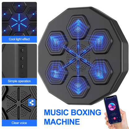 Wall-Mounted Electronic Music Boxing Machine